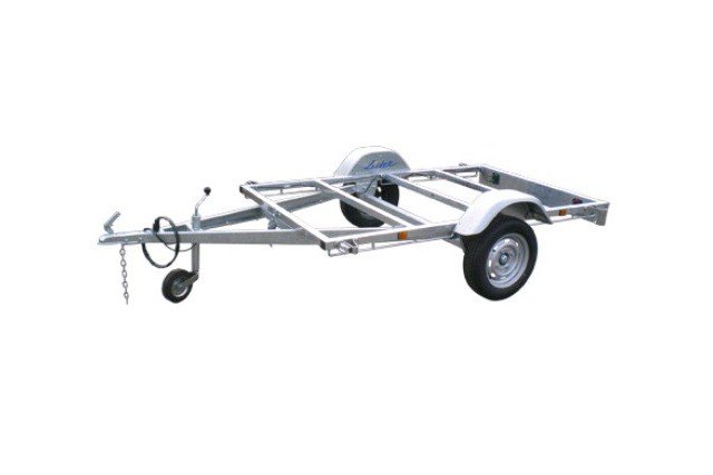 LIDER Motorradträgerplattform 235 x 141 cm – zulässiges Gesamtgewicht: 750 kg – 1 Achse