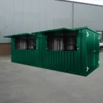 XL-Containerstange 6x2 Meter Grün RAL 6005 – Image 2
