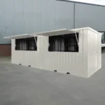 Containerstange 6x2 Meter Weiß RAL 9016
