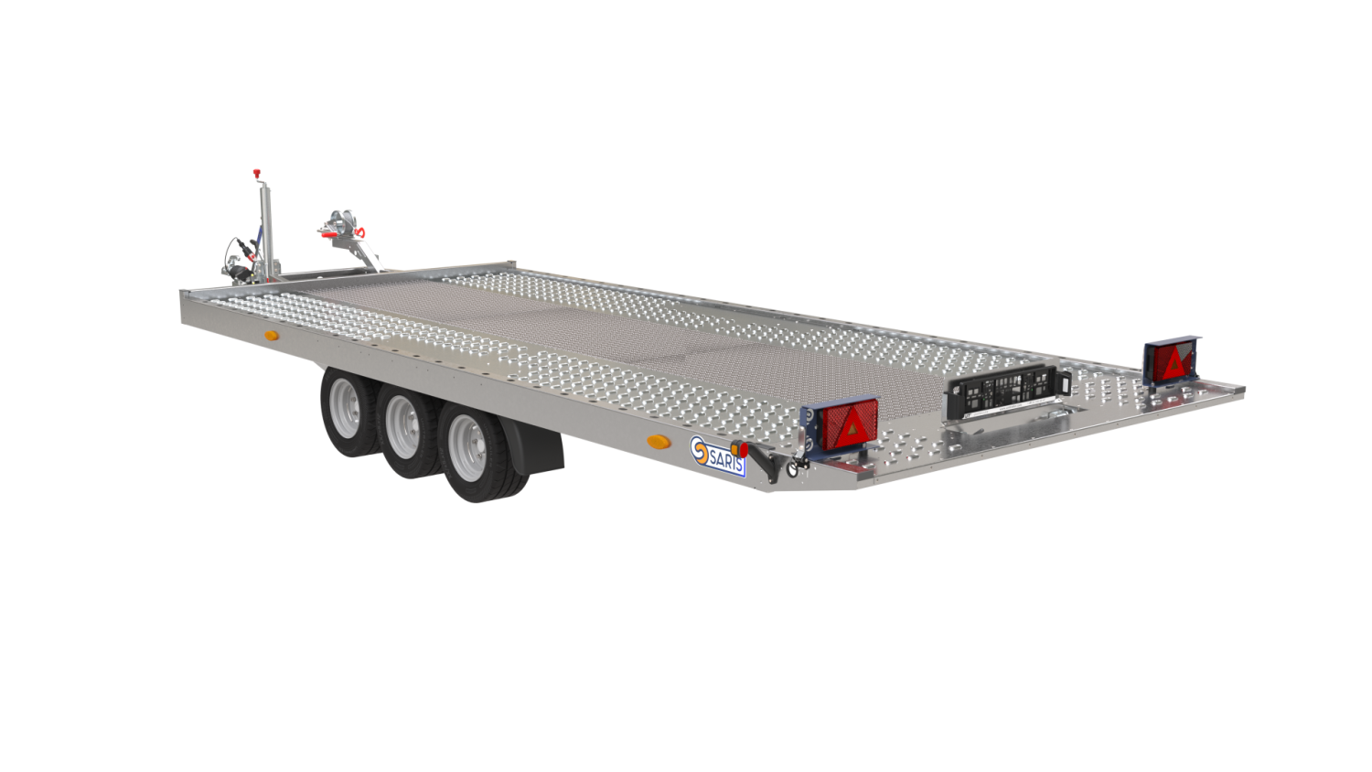SARIS AT 480 200 3 K Autotransporter – hydraulisch kippbar – 3 Achsen – zulässiges Gesamtgewicht: 3500 kg – 480 x 200 cm