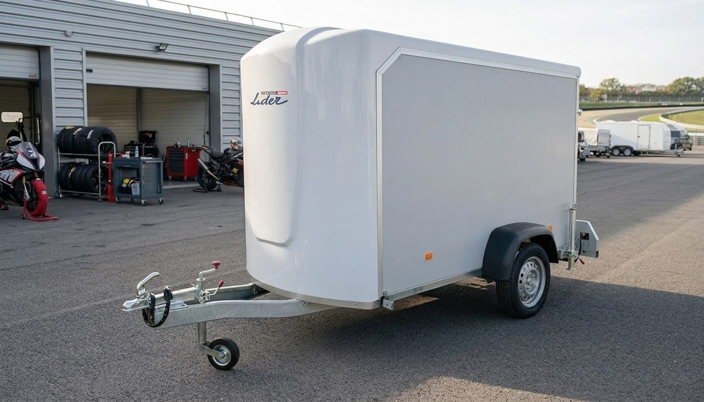 REMORQUE-FOURGON-LIDER-45920-1-ESSIEU-NON-FREINe-PTAC-750-KG-230X140X157-CM-45920-1 LIDER 45920 Kastenanhänger – 1 ungebremste Achse – zulässiges Gesamtgewicht 750 kg – 230 x 140 x 157 cm – Image 1