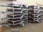 LIDER ECO Gepäckanhänger mit Holzseitenwänden – 2 Achsen – zulässiges Gesamtgewicht: 500 kg – 250 x 126 cm – Image 3