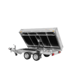 SARIS Kippanhänger -K3 306 x 184 - zulässiges Gesamtgewicht: 3500 kg - 2 Achsen - gebremst - elektrische Pumpe – Image 4