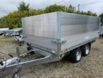 SARIS Kippanhänger -K3 306 x 184 - zulässiges Gesamtgewicht: 3500 kg - 2 Achsen - gebremst - elektrische Pumpe