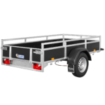Mehrzweckanhänger - Holz CW 255 133 1350 1 - 1 gebremste Achse - zulässiges Gesamtgewicht: 1350 kg - 255 x 133 cm – Image 4
