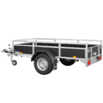 Mehrzweckanhänger - Holz CW 255 133 1350 1 - 1 gebremste Achse - zulässiges Gesamtgewicht: 1350 kg - 255 x 133 cm – Image 6