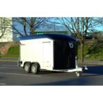 DEBON CARGO 1300 Kastenwagenanhänger, weiß, Polyester - zulässiges Gesamtgewicht: 1300 kg - 295 x 152 x 170 cm – Image 4