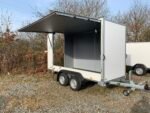 SARIS Holz-Kastenanhänger - FW2000 - 2 Achsen mit Außenrädern - zulässiges Gesamtgewicht: 2000 kg - 306x154xH180