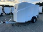 DEBON CARGO 1300 Kastenwagenanhänger, weiß, Polyester - zulässiges Gesamtgewicht: 1300 kg - 295 x 152 x 170 cm
