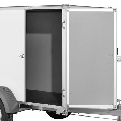 SARIS Holztransportanhänger - DV135 - 1 Achse mit Außenrädern - zulässiges Gesamtgewicht: 1350 kg - 256 x 134 x H150 cm