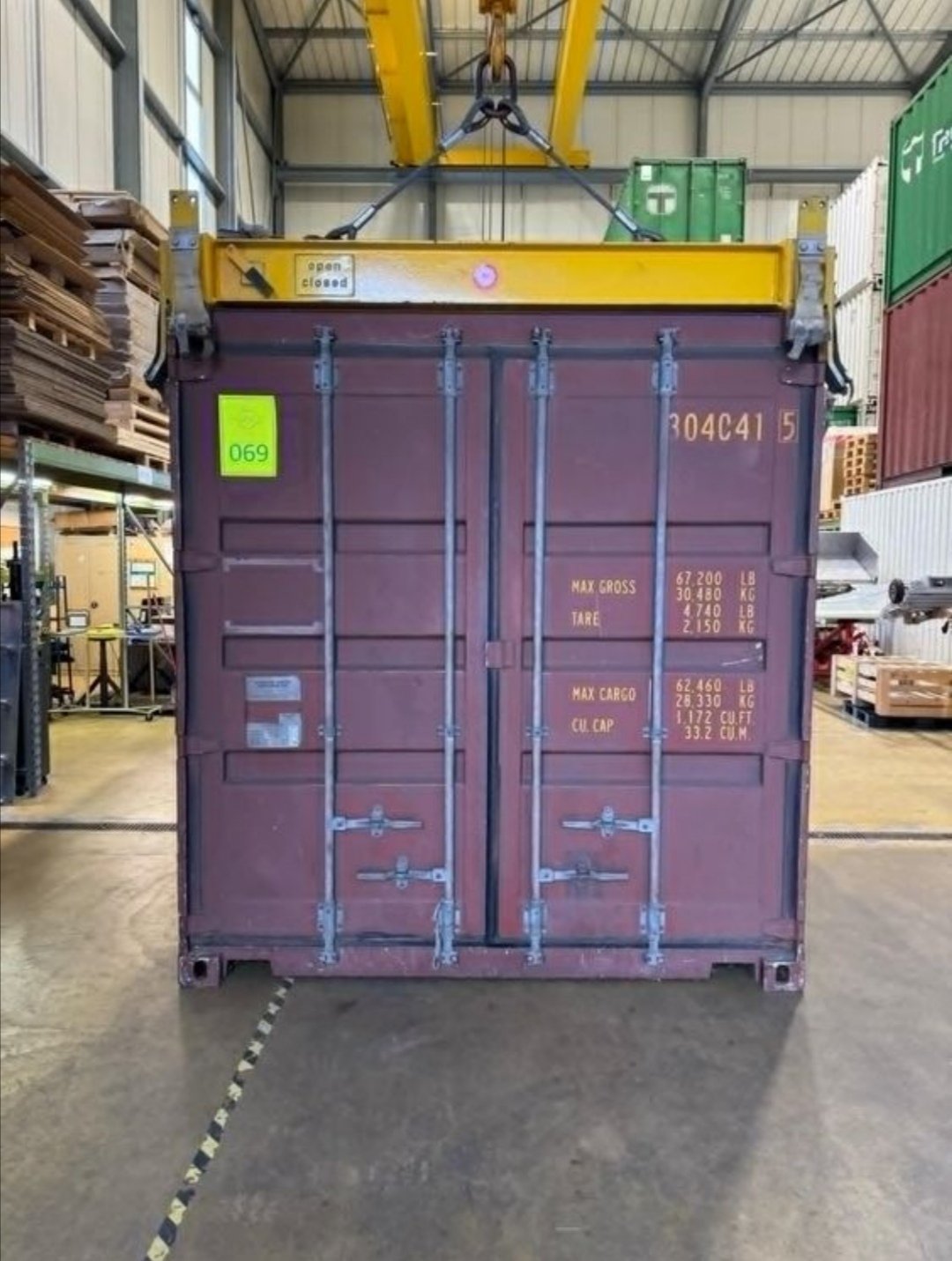 Gebrauchter 20-Fuß-Container