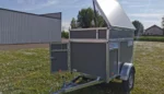 BW TRAILERS Hundeanhänger mit 3 Abteilen + Dachbox – Image 6