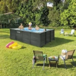Intex Graphite rechteckiger Röhrenpool 4,00 x 3,00 x 1,24 m - – Image 3