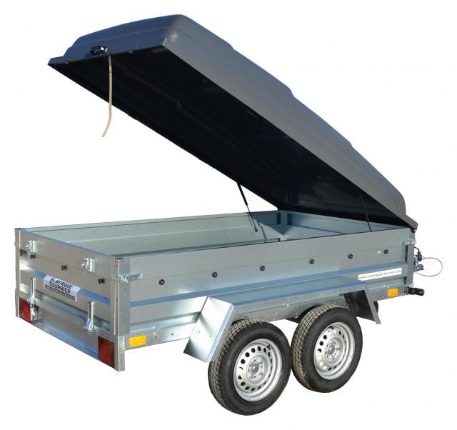 Gepäckanhänger mit Verdeck