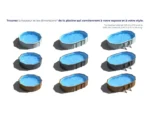 Mauritius ovaler Stahlpool mit Holzoptik, 6,34 x 3,99 x 1,32 m - Grau – Image 3