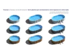 Ovaler Stahlpool „Pacific“ mit Holzoptik, 6,34 x 3,99 x 1,22 m – Grau – Image 6