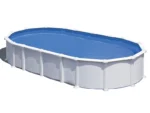 Weißes Stahlschwimmbecken Haiti oval 7,44 x 3,99 x 1,32 m - Gré – Image 4