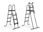 Runder, röhrenförmiger Pool aus schwarzem Leder, 4,27 x 1,22 m, mit Kuppel – Exit Toys – Image 9