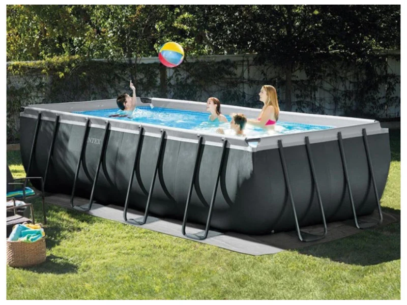 piscine-tubulaire-ultra-xtr-frame-rectangulaire-549-x-274-x-132-m-intex-2 Piscine tubulaire rectangulaire Intex Ultra XTR Frame 5,49 x 2,74 x 1,32 m – Image 1